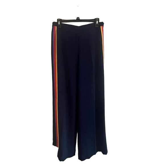 Trina Turk Pants - (SOLD) Trina Turk Wide Leg Fully Lined Hidden Zipper Side Stripe Pants - Size 6